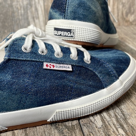 SUPERGA KIDS COTU CLASSIC COTTON CANVAS SNEAKERS Unisex Boys Girls Size 2.5 - Picture 3 of 12
